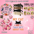 Cat Lover - 30x24 - PREMADE GANG SHEET