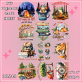 Camping - 30x48 - PREMADE GANG SHEET