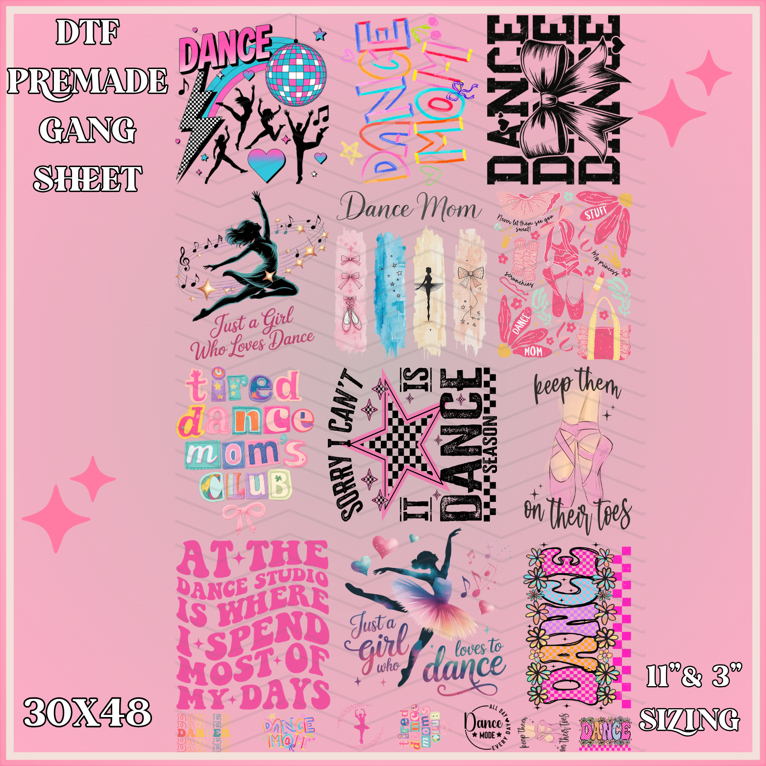 Dance 2 - 30x48 - PREMADE GANG SHEET